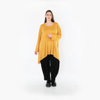 AKH Fashion 1019 Chemisier, Moutarde