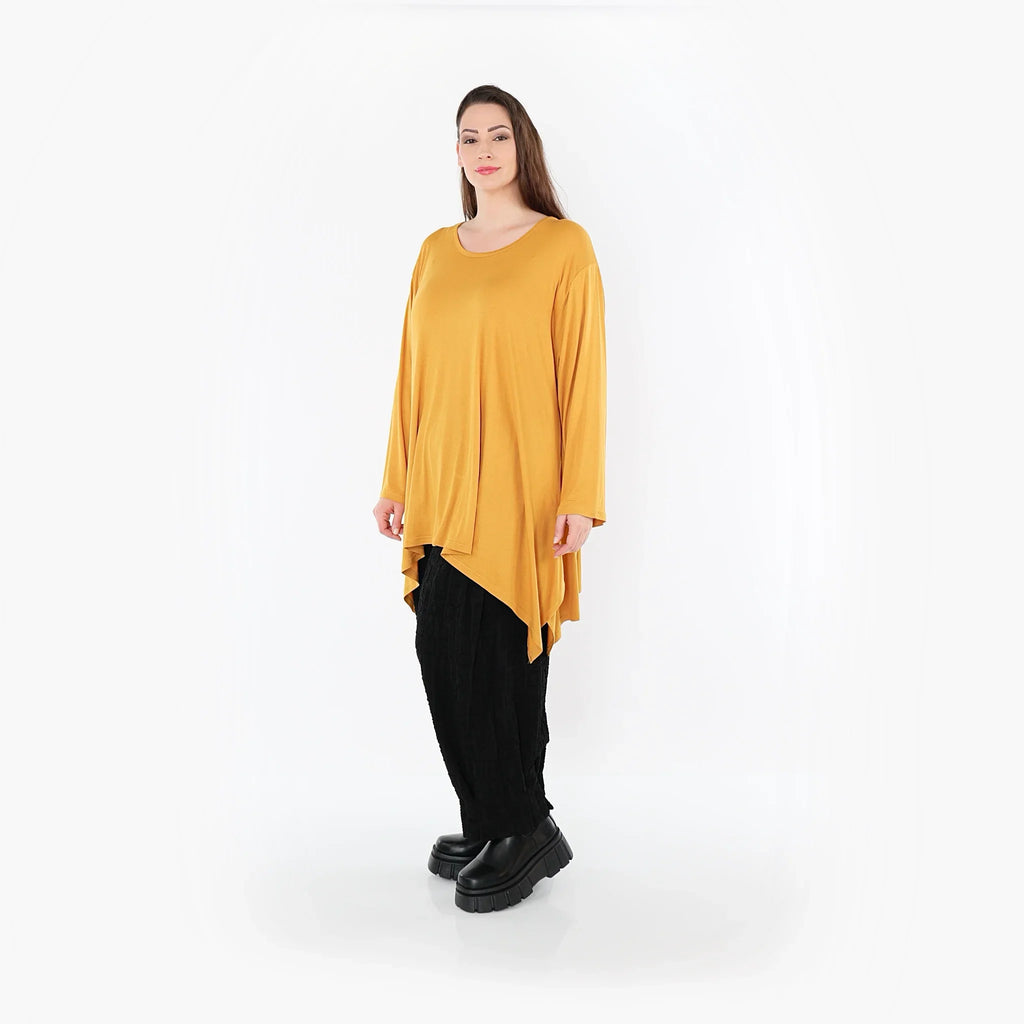 AKH Fashion 1019 Chemisier, Moutarde