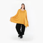 AKH Fashion 1019 Chemisier, Moutarde
