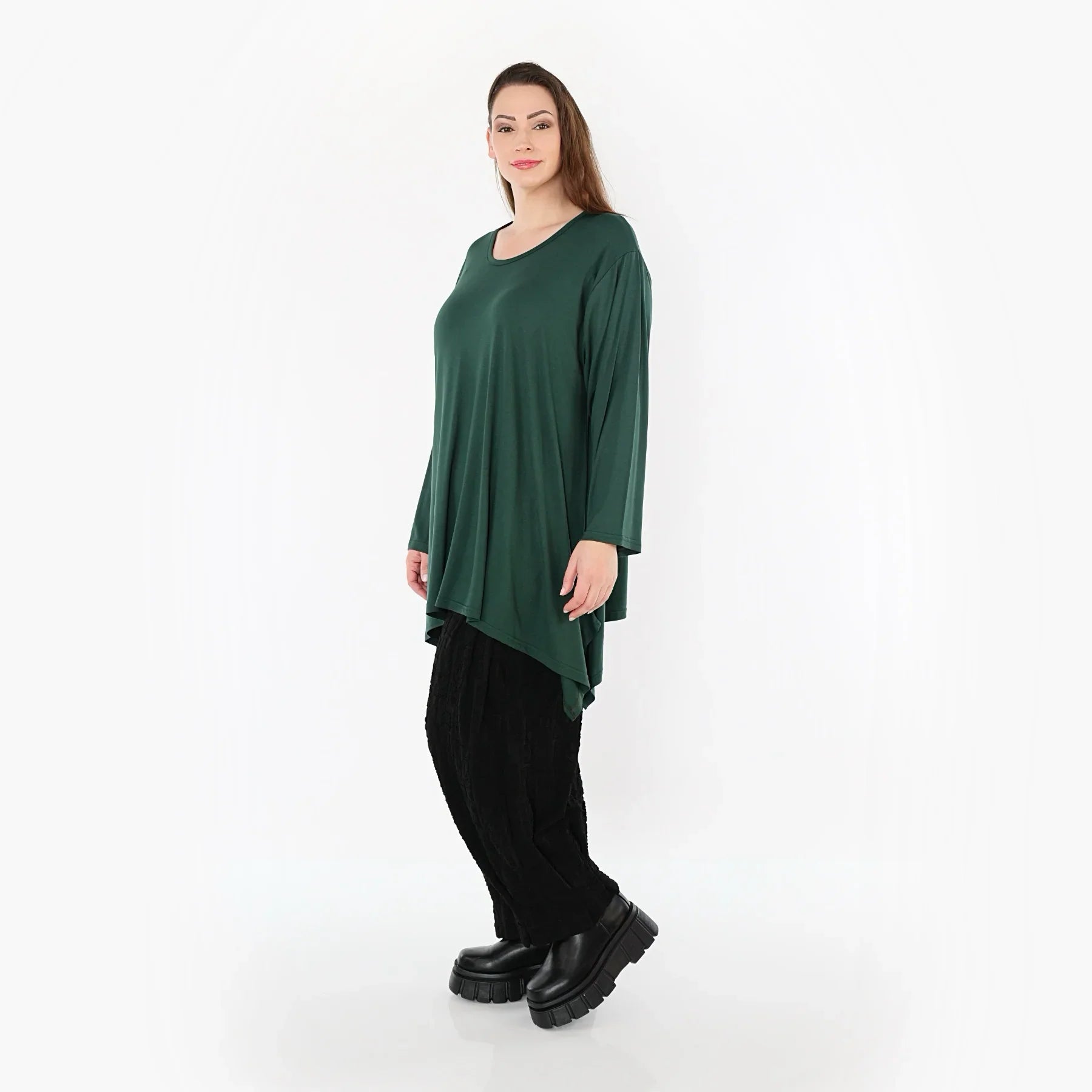 AKH Fashion 1019 Chemise, Émeraude