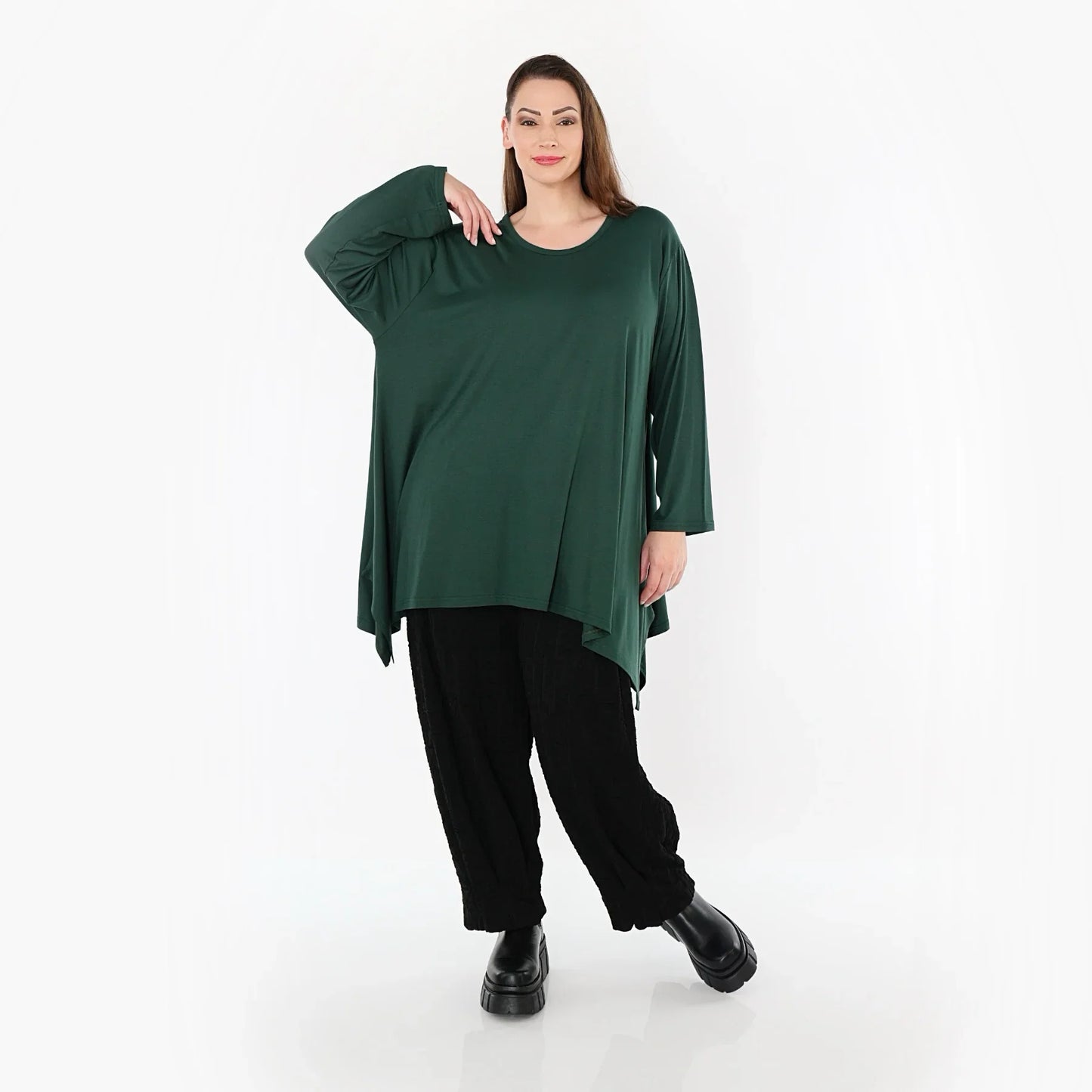 AKH Fashion 1019 Shirt, Smaragd