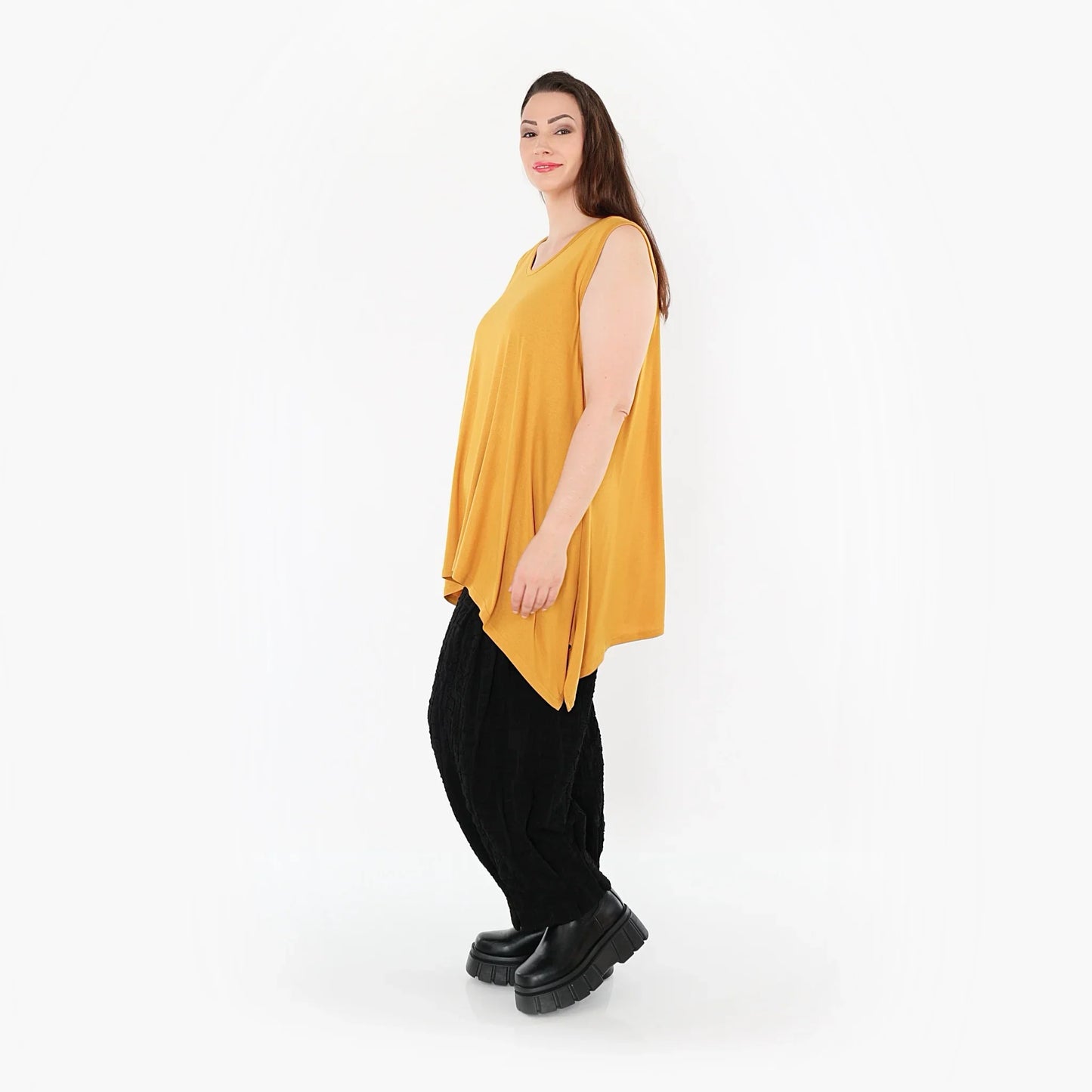 AKH Fashion 3071 Top, Mustard