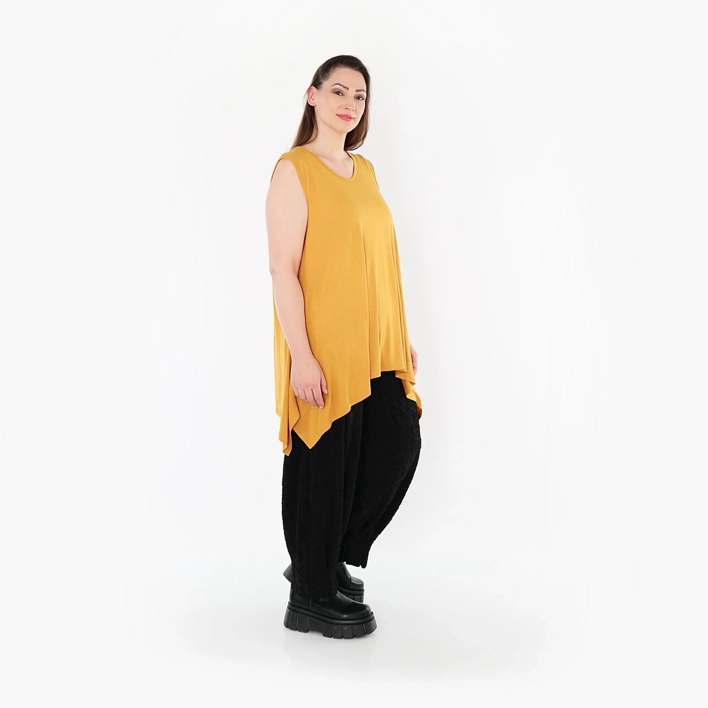AKH Fashion 3071 Top, Mustard