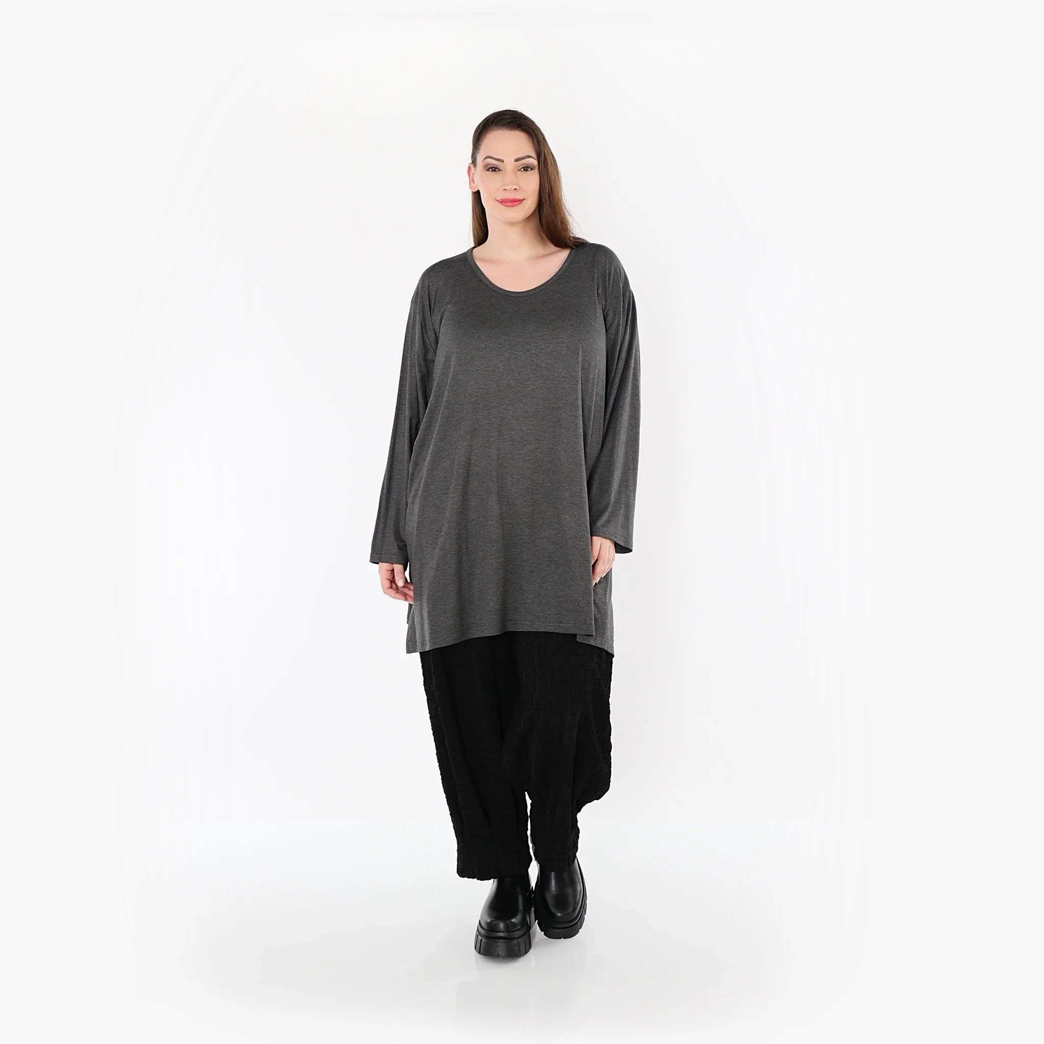 AKH Fashion 7054 Big Shirt, anthracite