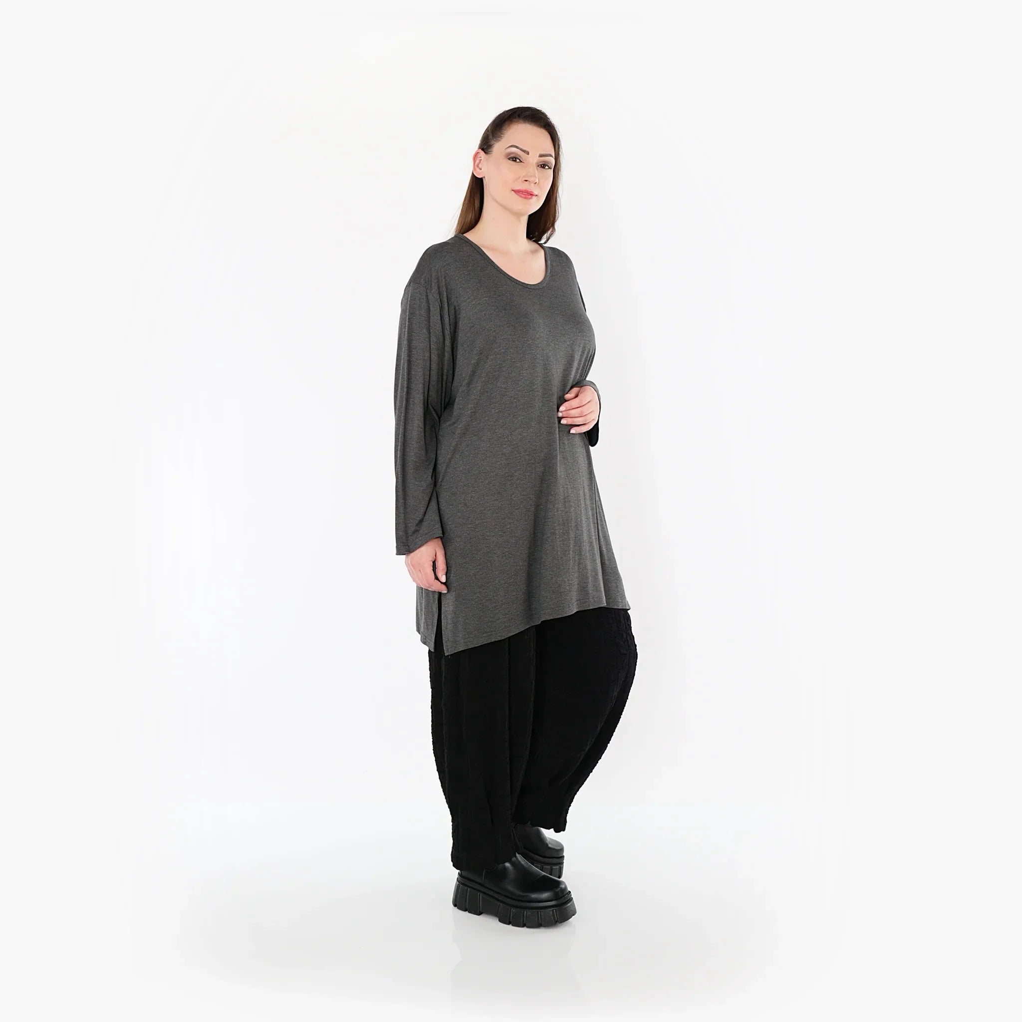 AKH Fashion 7054 Big Shirt, anthracite