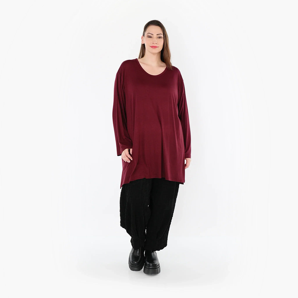 AKH Fashion 7054 Grand T-shirt, Bordeaux