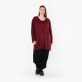 AKH Fashion 7054 Grand T-shirt, Bordeaux