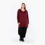 AKH Fashion 7054 Grand T-shirt, Bordeaux