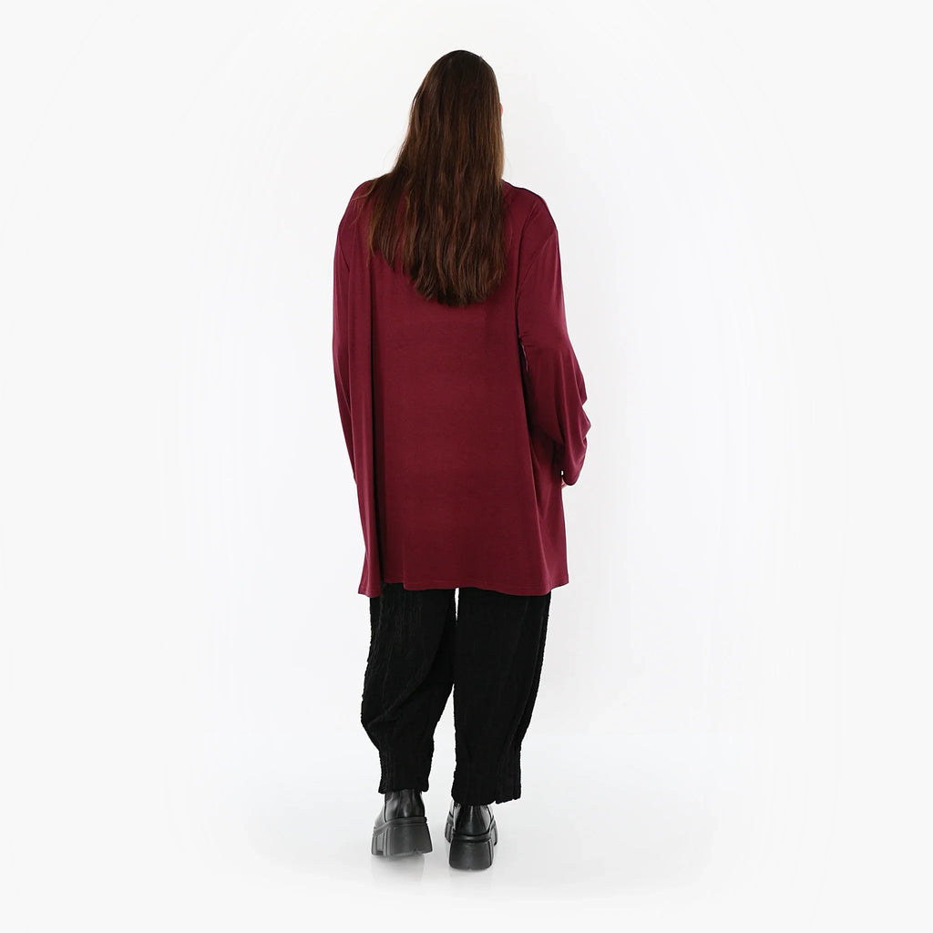 AKH Fashion 7054 Grand T-shirt, Bordeaux