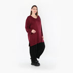 AKH Fashion 7054 Grand T-shirt, Bordeaux