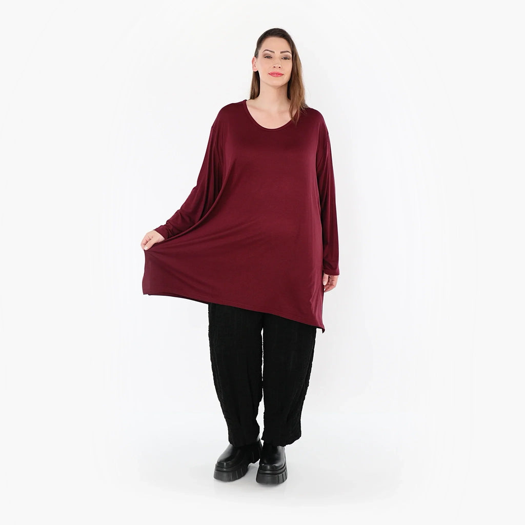 AKH Fashion 7054 Grand T-shirt, Bordeaux