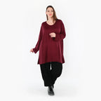 AKH Fashion 7054 Grand T-shirt, Bordeaux