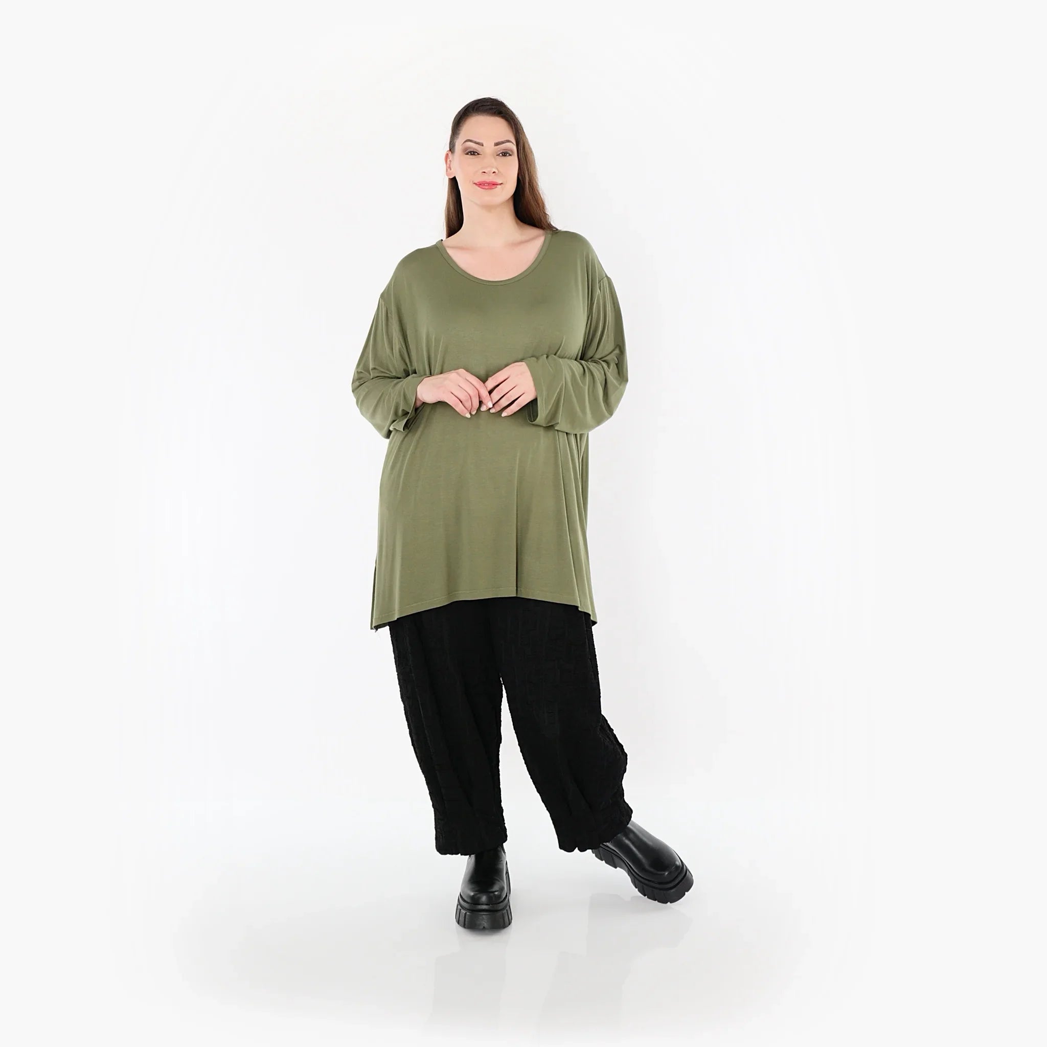 AKH Fashion 7054 Grand T-shirt, Olive