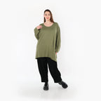AKH Fashion 7054 Grand T-shirt, Olive