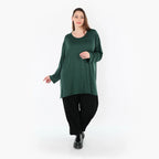AKH Fashion 7054 Grand T-shirt, Émeraude