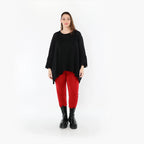 AKH Fashion P100 Legging, Rouge foncé