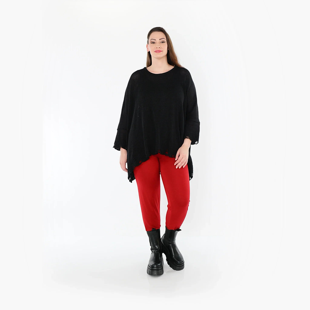 AKH Fashion P100 Legging, Rouge foncé