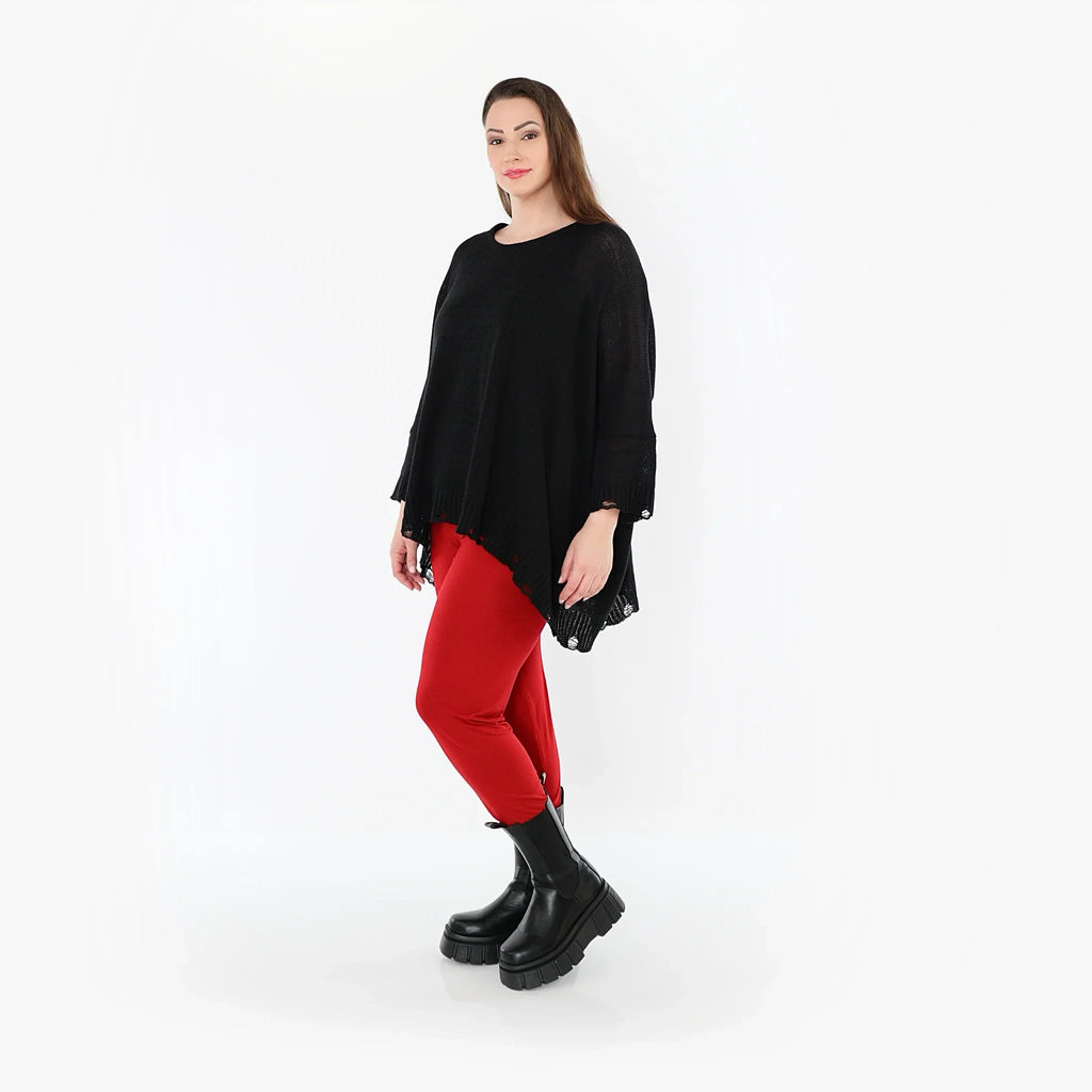 AKH Fashion P100 Legging, Rouge foncé