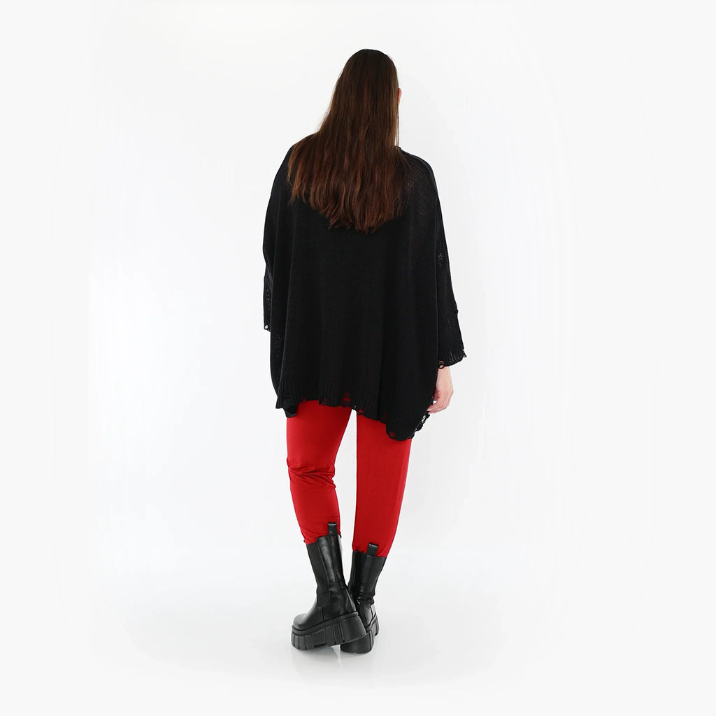 AKH Fashion P100 Legging, Rouge foncé