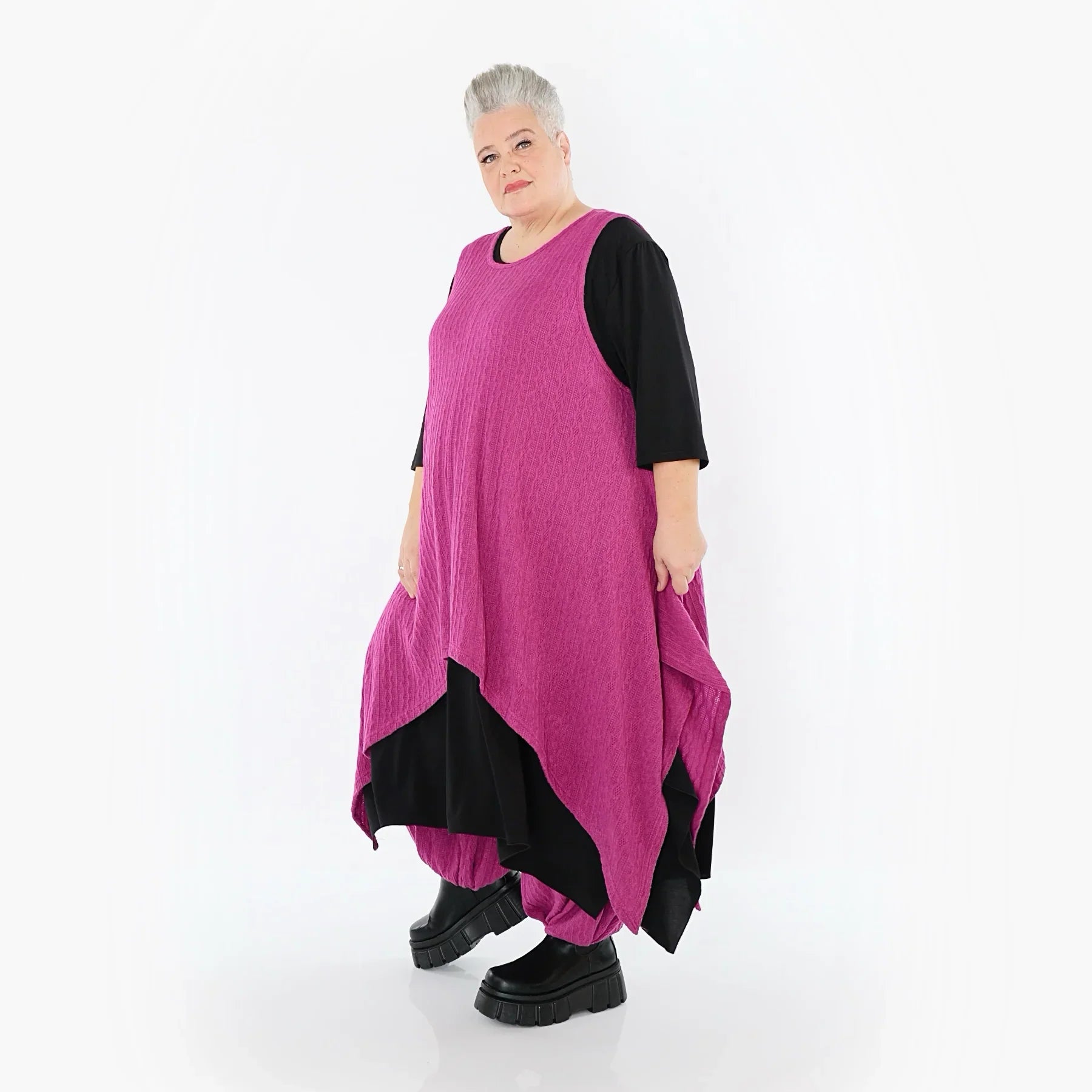AKH Fashion 3067 Robe, Fuchsia