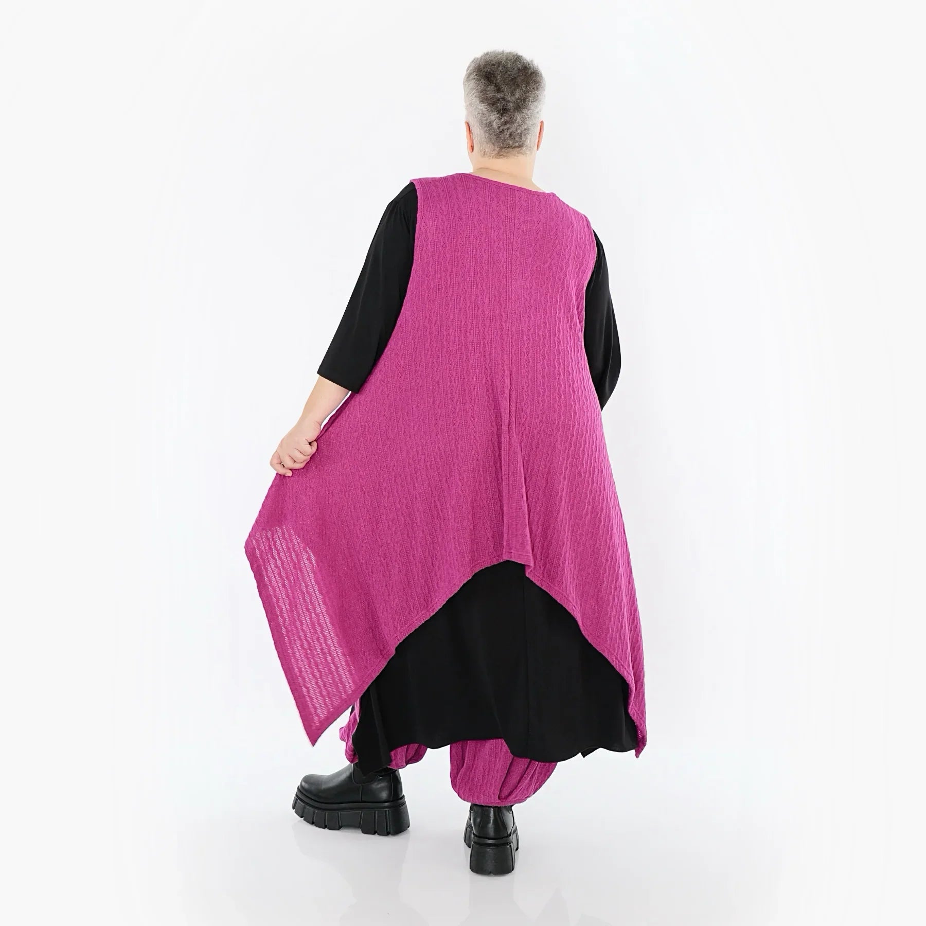 AKH Fashion 3067 Robe, Fuchsia