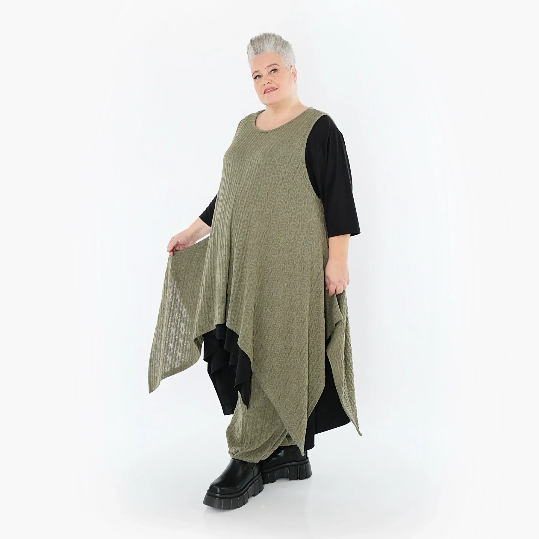 AKH Fashion 3067 Robe, Olive