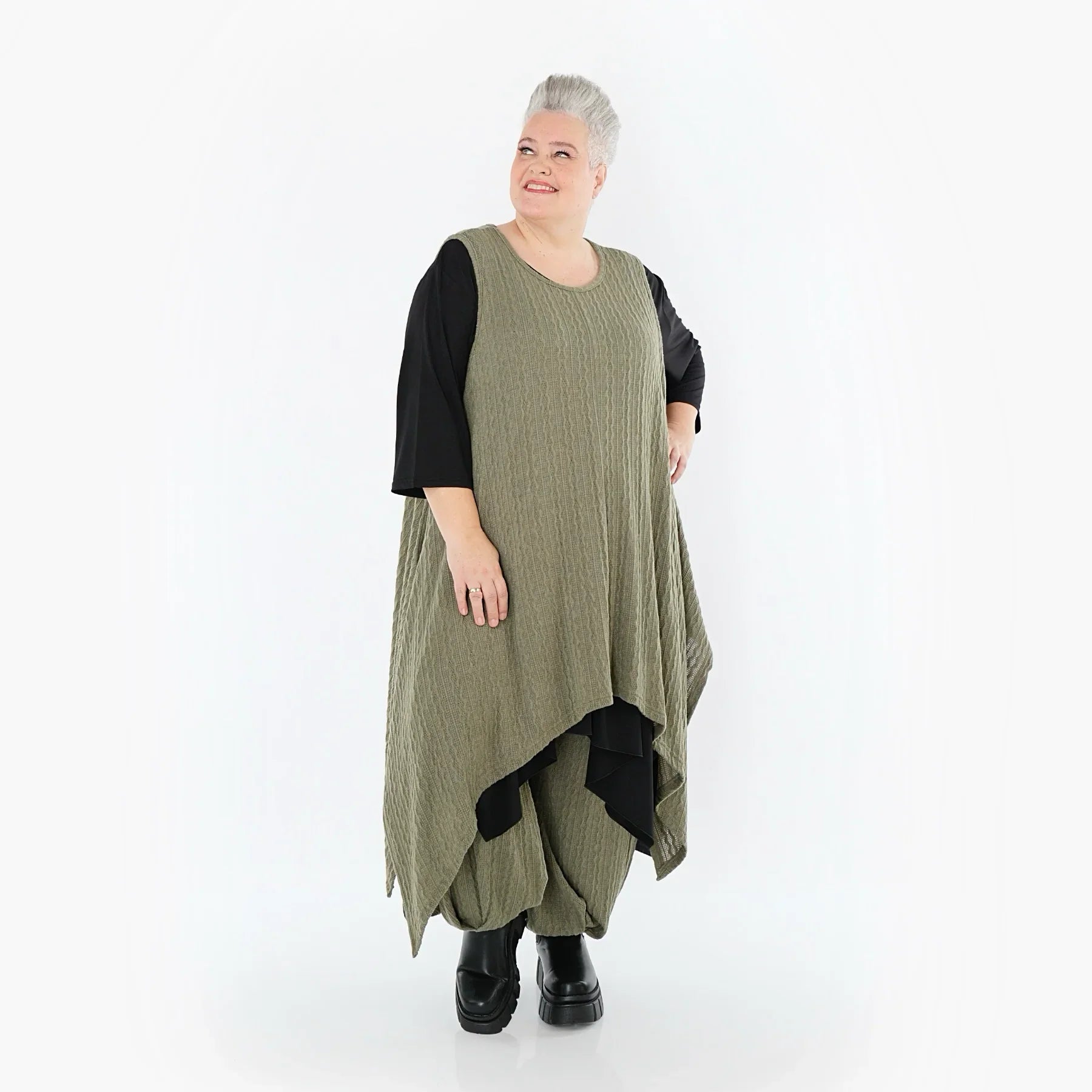 AKH Fashion 3067 Robe, Olive