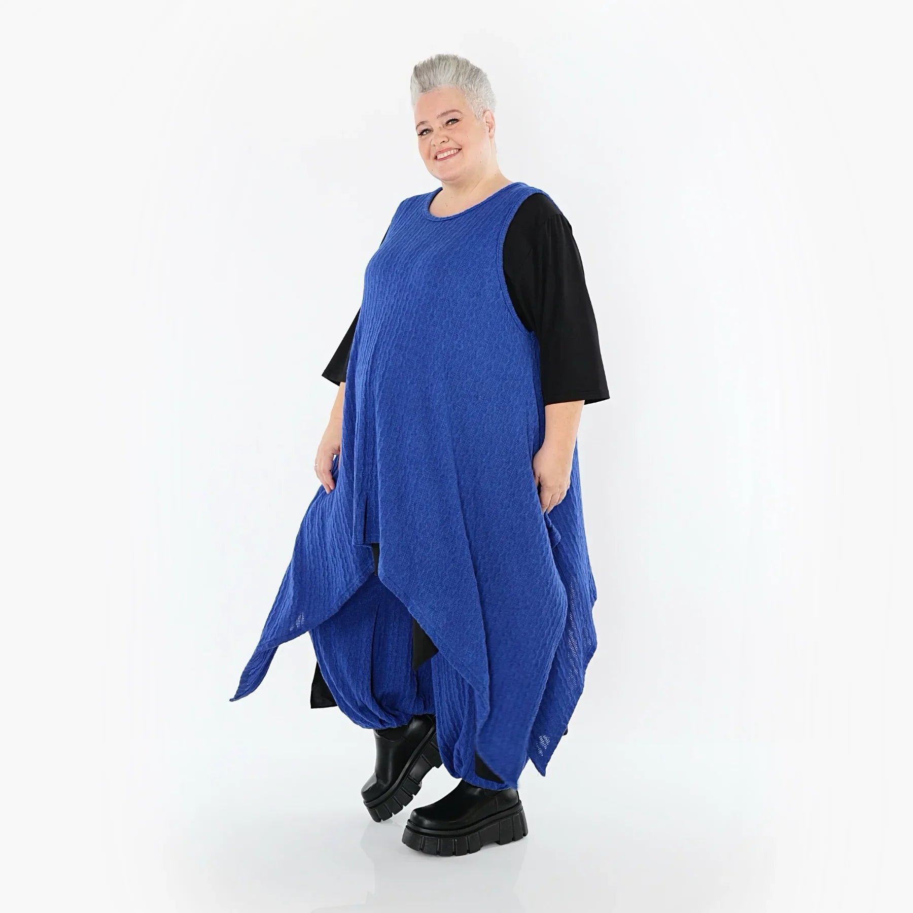 AKH Fashion 3067 Robe, Bleu roi