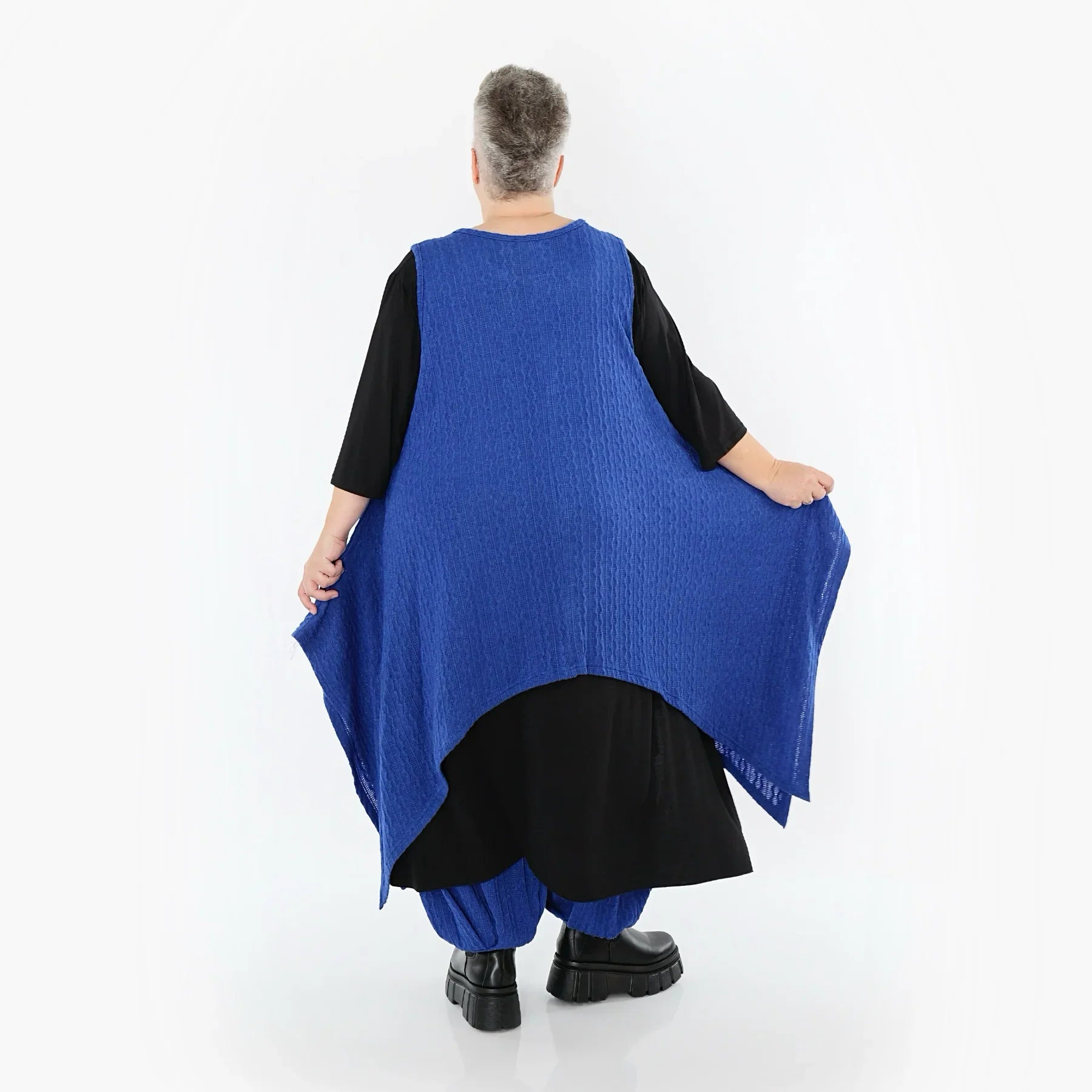 AKH Fashion 3067 Robe, Bleu roi