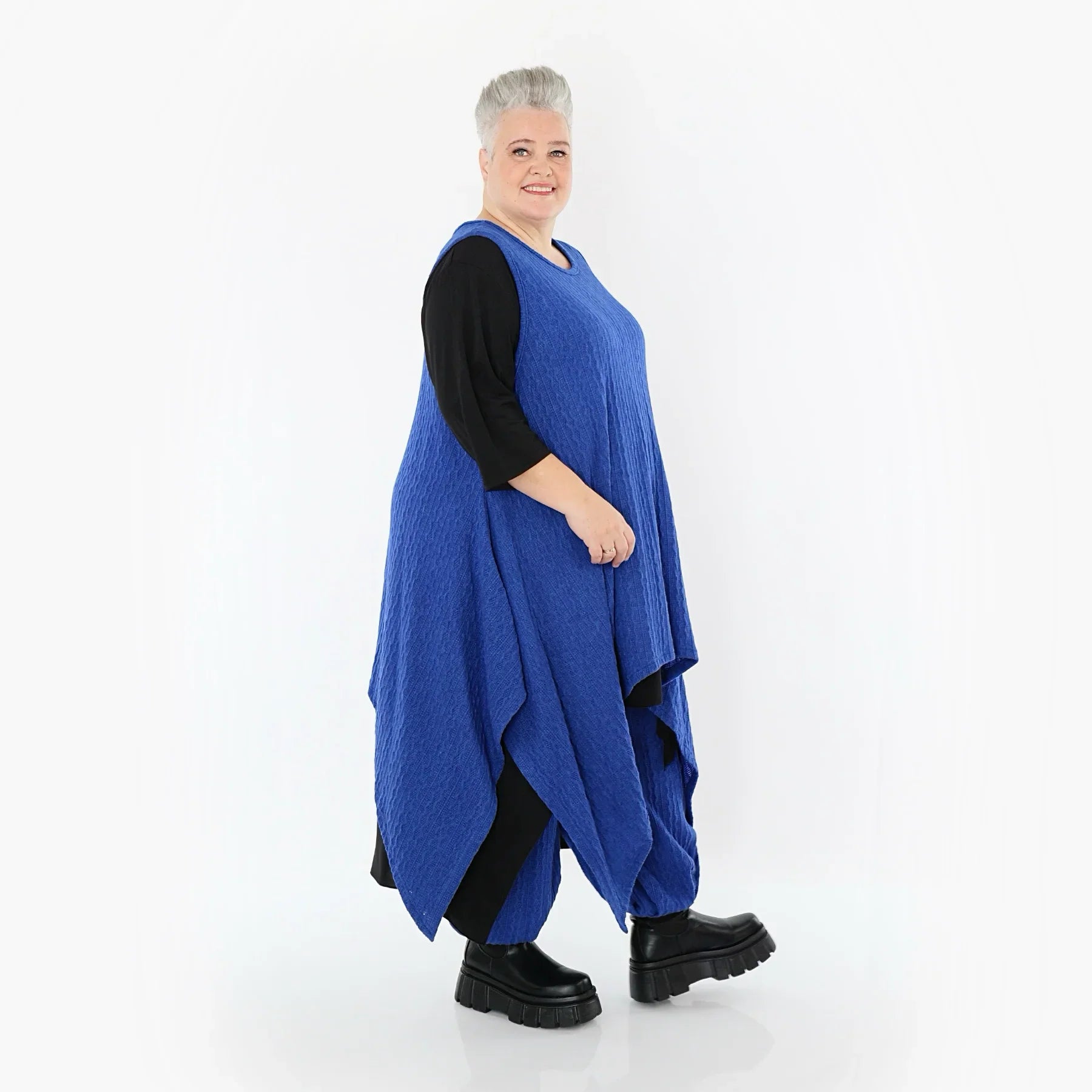 AKH Fashion 3067 Robe, Bleu roi