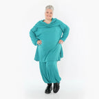 AKH Fashion 5920 Pantalon, Bleu Pétrole