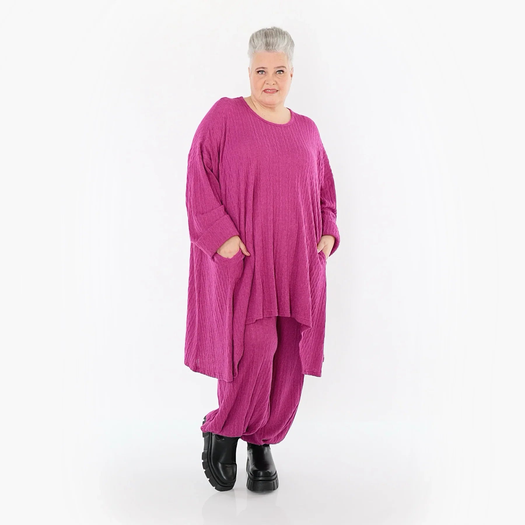 AKH Fashion 7014 Grande Chemise, Fuchsia