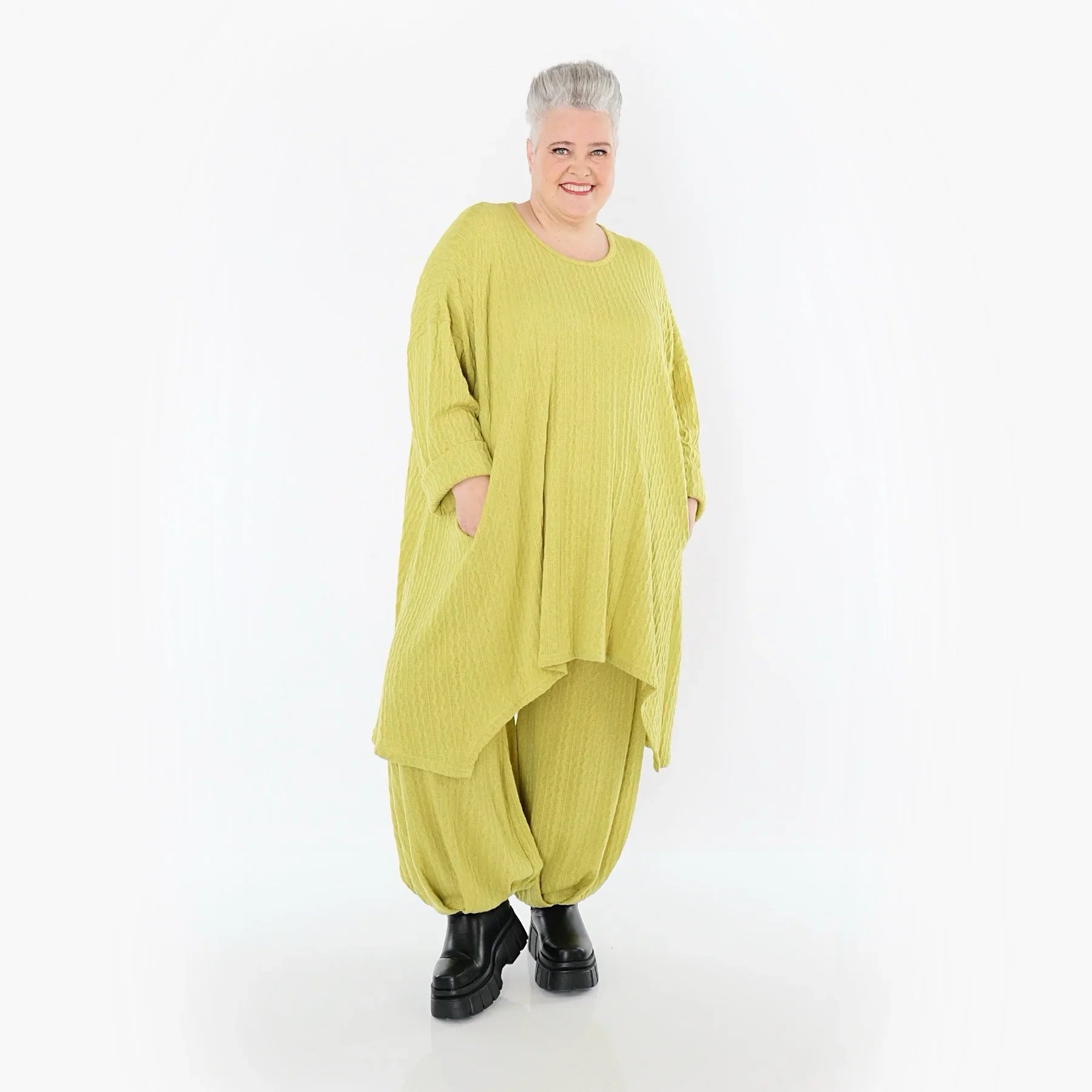 AKH Fashion 7014 Big Shirt, Citron vert