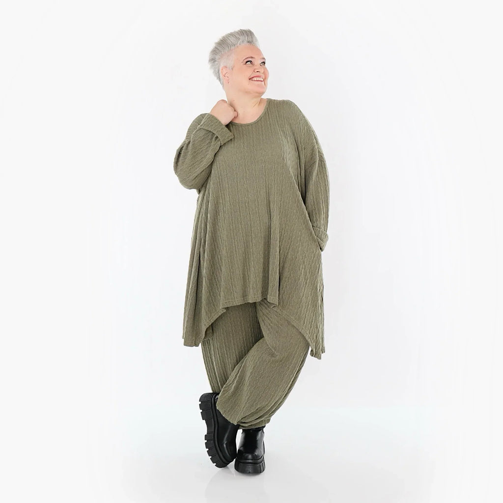 AKH Fashion 7014 Grande Chemise, Olive