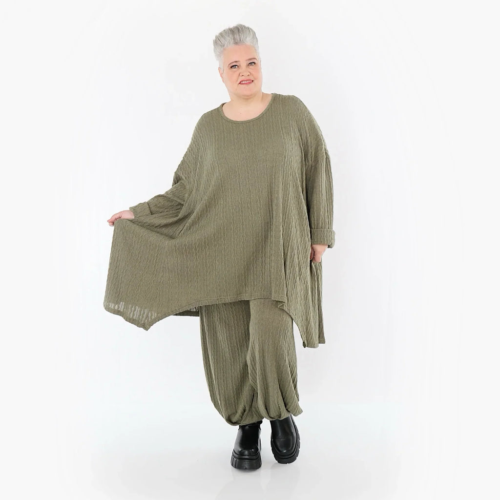AKH Fashion 7014 Grande Chemise, Olive
