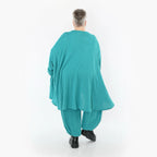AKH Fashion 7014 Grande Chemise, Bleu pétrole