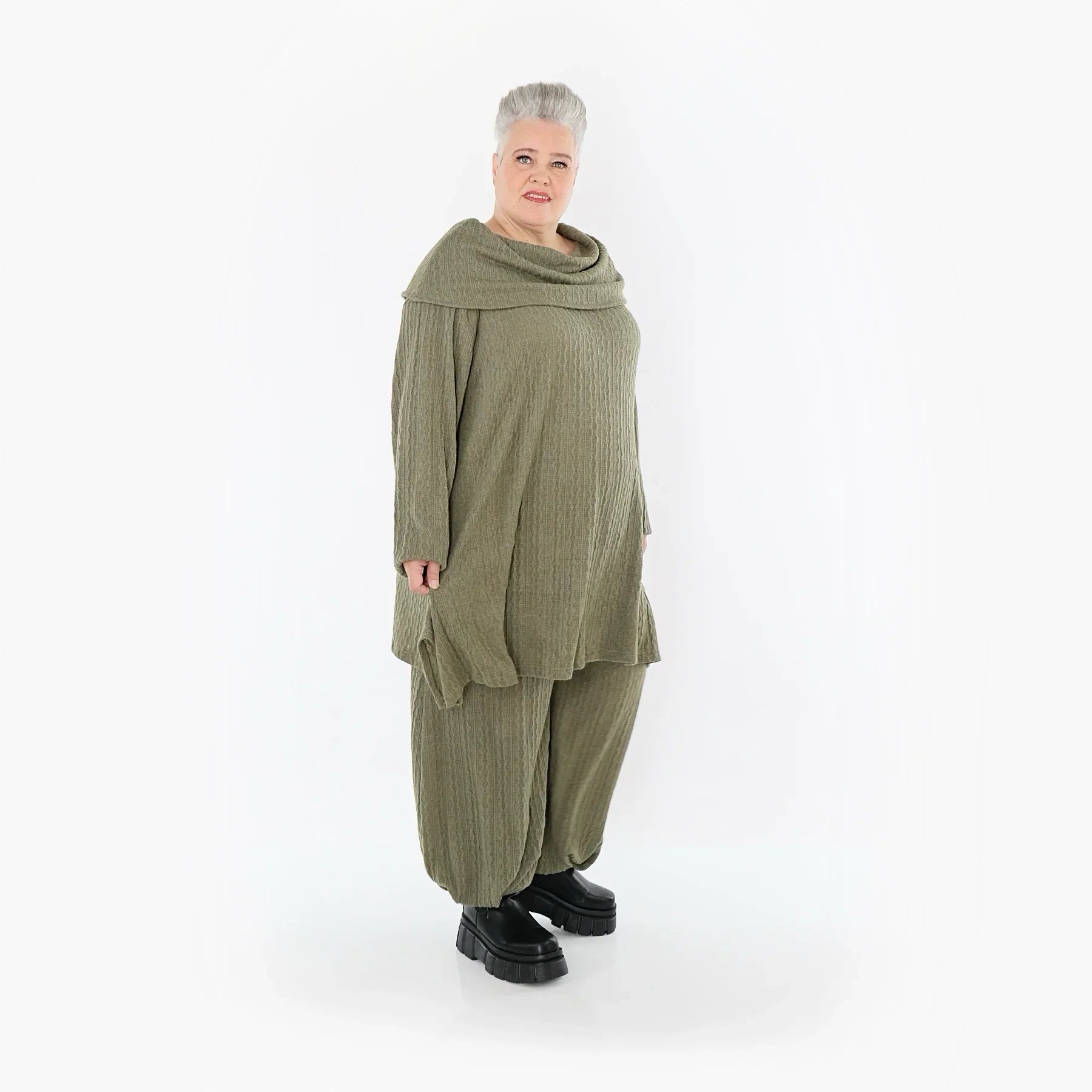 AKH Fashion 7145 Big Shirt, Olive