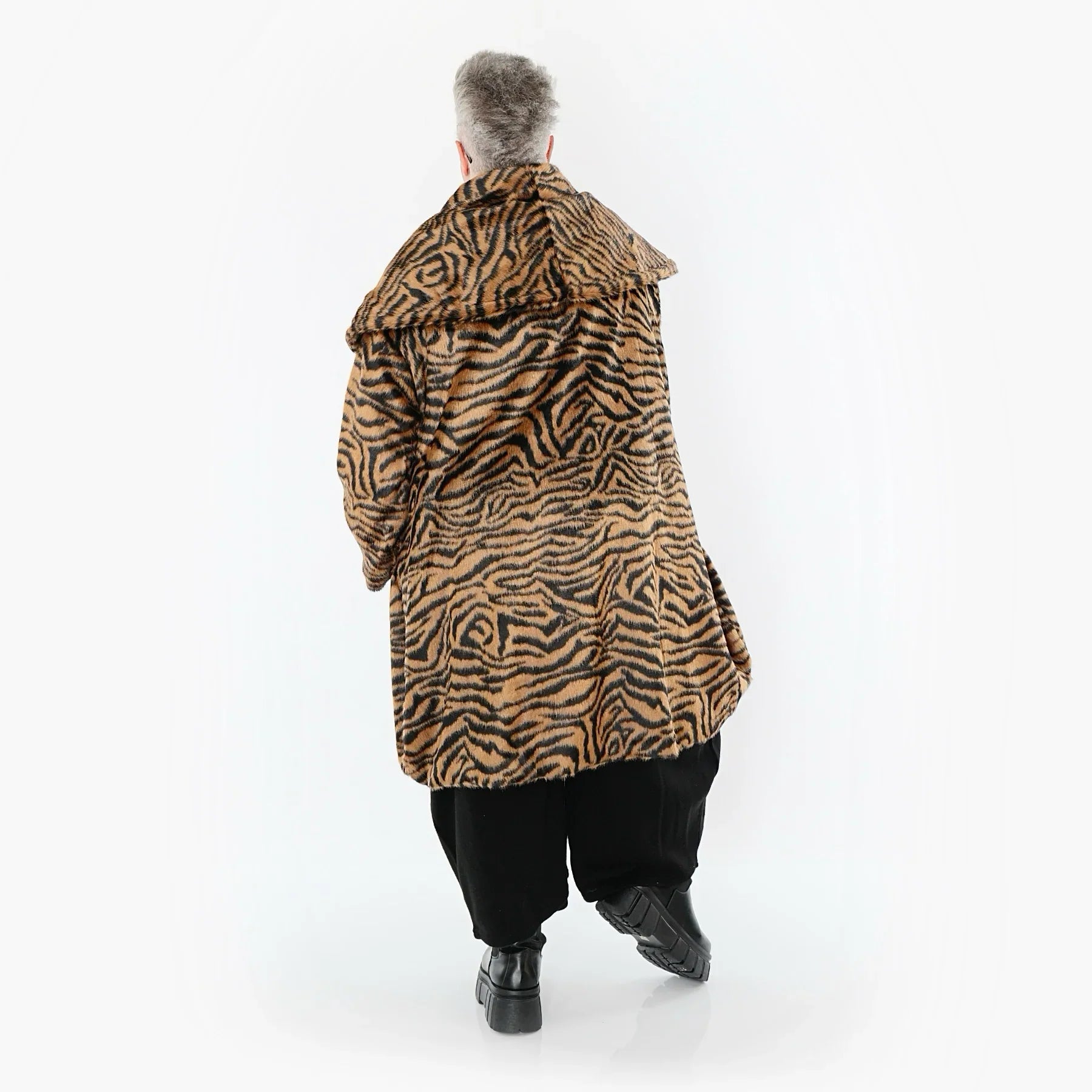 AKH Fashion 1776 Manteau, Cognac-Noir