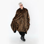 AKH Fashion 6671 Manteau, Cognac-Noir