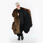 AKH Fashion 6671 Manteau, Cognac-Noir