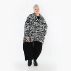 AKH Fashion 6749 Veste, Noir-Blanc