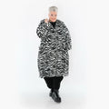 AKH Fashion 6889 Veste, Noir et Blanc