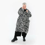 AKH Fashion 6889 Veste, Noir et Blanc