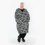 AKH Fashion 6889 Veste, Noir et Blanc