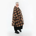 AKH Fashion 2225 Veste, Cognac-Beige-Gris