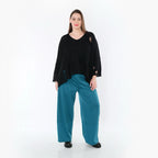 AKH Fashion 122 pantalon, pétrole