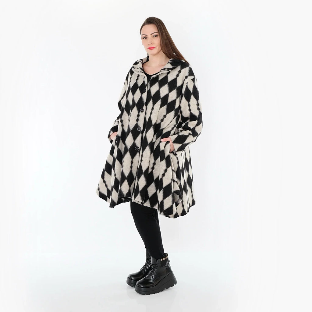 AKH Fashion 5458 Veste, écru-noir
