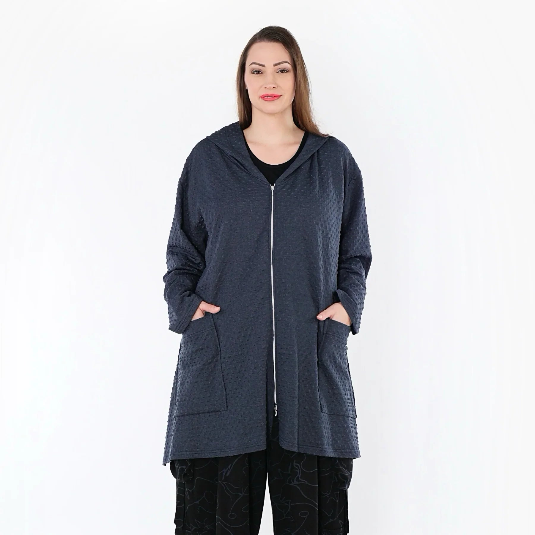 AKH Fashion 2030 Veste, Bleu Azur
