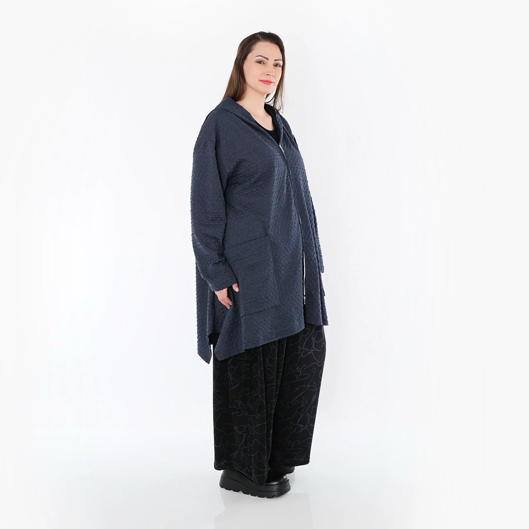 AKH Fashion 2030 Veste, Bleu Azur