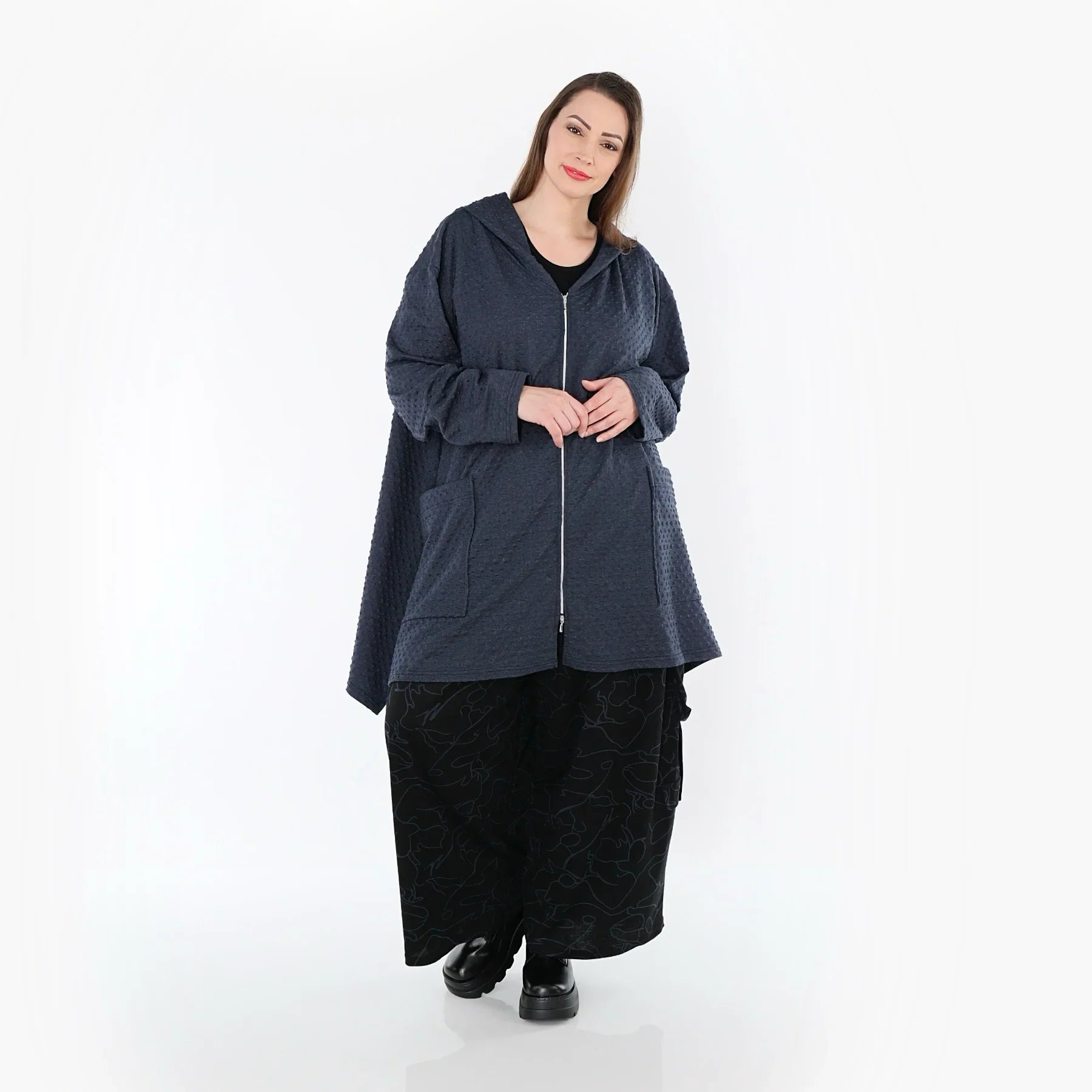 AKH Fashion 2030 Veste, Bleu Azur